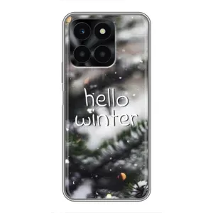 Новорічні, Святкові Чохли для Huawei Honor X6a - 2024 год (Hello winter)