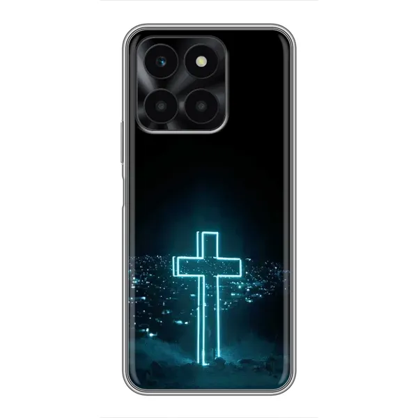 Чохол з принтом «Хрест і місто» для Huawei Honor X6a Чохол з принтом «Хрест і місто» для Huawei Honor X6a