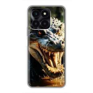 Чохол з картинкою 'Хижаки' для Huawei Honor X6a (Небезпечний крокодил)