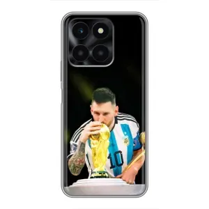 Чехлы для Huawei Honor X6a (Leo чемпион) (AlphaPrint) (Кубок Месси)