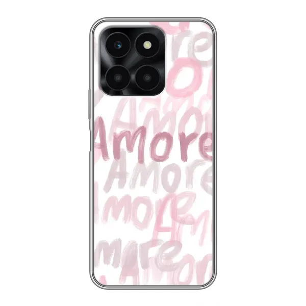 Чохол з принтом «Аморе любов» для Huawei Honor X6a Чохол з принтом «Аморе любов» для Huawei Honor X6a