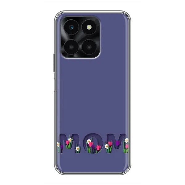 Чохол з принтом «Мама в квітах» для Huawei Honor X6a