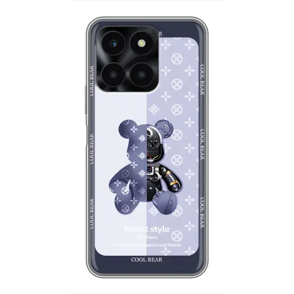 Чехол с принтом «Медвежонок LV» для Huawei Honor X6a