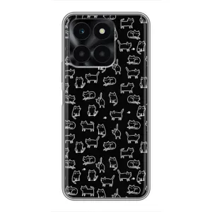 Чохол з принтом «Маленькі котики» для Huawei Honor X6a