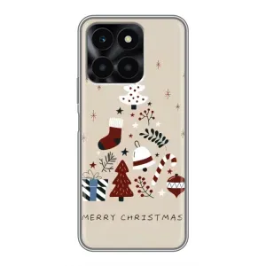 Різдвяні, Святкові Чохли для Хуавей Оноур Икс6а (Merry Christmas)