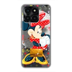 Чехол Disney Mouse Huawei Honor X6a (PREMIUMPrint) (Minni с бантиком)