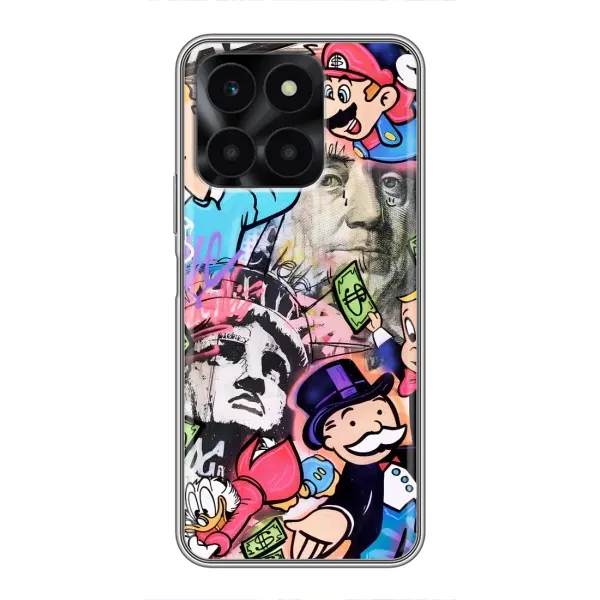 Чохол з принтом «Monopoly man» для Huawei Honor X6a Чохол з принтом «Monopoly man» для Huawei Honor X6a