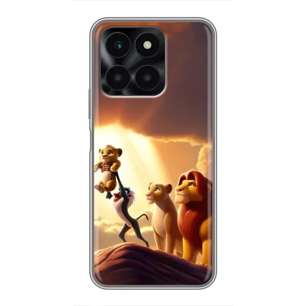 Чохол з принтом «Сімба на презентації» для Huawei Honor X6a Чохол з принтом «Сімба на презентації» для Huawei Honor X6a