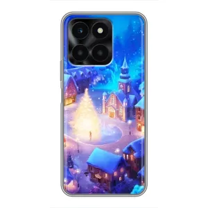 Різдвяні Чохли для Huawei Honor X6a (VPrint) (Різдвяне місто)