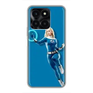 Чохол з принтом Фантастична четвірка для Huawei Honor X6a (Сью Сторм політ)