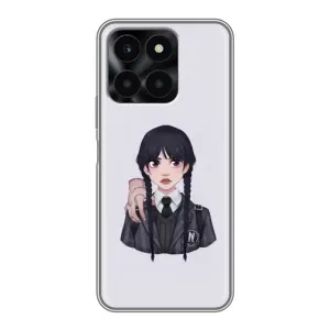 Чохли Венсдей на Huawei Honor X6a Уенсдей (AlphaPrint) (Венздей і Річ)