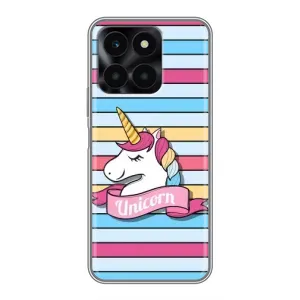 Чохол для Хуавей Оноур Икс6а - (Єдинорожки - Новинки) (AlphaPrint) (Unicorn)