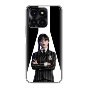 Чохли Венсдей на Huawei Honor X6a Уенсдей (AlphaPrint) (W-Wednesday)