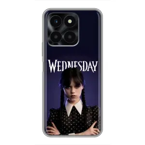 Чохли Венсдей на Huawei Honor X6a Уенсдей (AlphaPrint) (Wednesday)