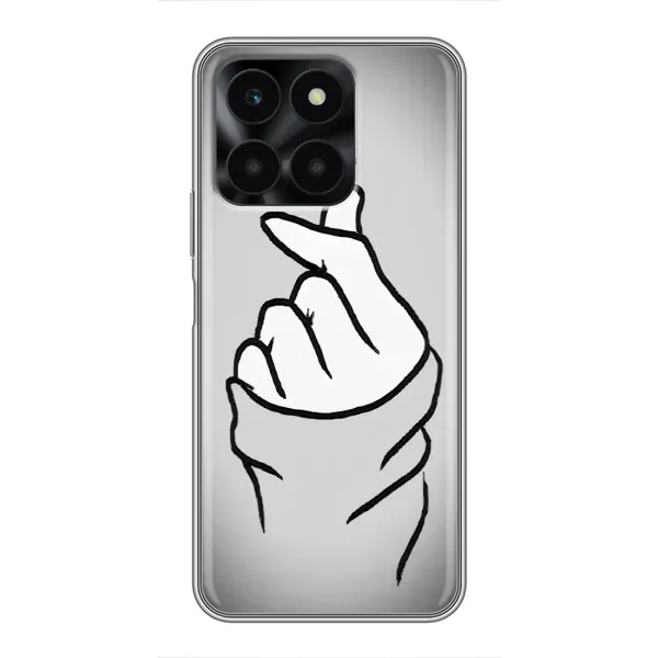Чехол с принтом «Значок Love» для Huawei Honor X6a Чехол с принтом «Значок Love» для Huawei Honor X6a