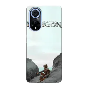 Чехол как приручить дракона на Huawei Honor X7b (Дракон лого)