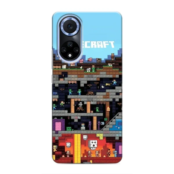 Чехол с принтом «фон Minecraft» для Huawei Honor X7b Чехол с принтом «фон Minecraft» для Huawei Honor X7b