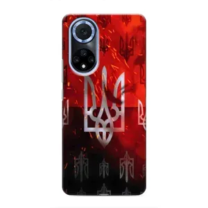 Украинские Чехлы для Huawei Honor X7b с картинкой УПА (AlphaPrint) (ГЕРБ УПА)