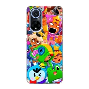 Чехол с принтом «герои Бравл Старс» для Huawei Honor X7b