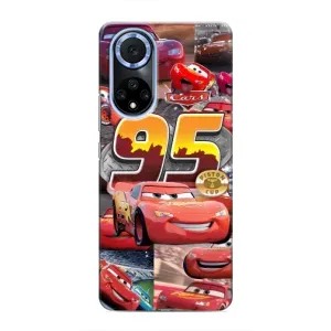 Силиконовый чехол Маквин для Huawei Honor X7b (Коллаж Молния Маквин)