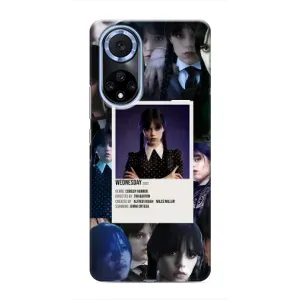 Чехлы Венсдей на Huawei Honor X7b Уэнсдей (AlphaPrint) (коллаж Уэнздей)