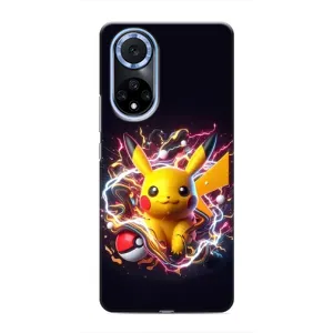 Чохол з Пікачу на Huawei Honor X7b (Пікачу з м'ячем)