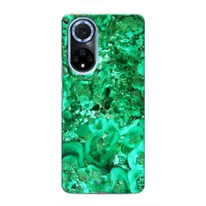 Мраморный чехол на Huawei Honor X7b (VPrint) (Салатный Мрамор)