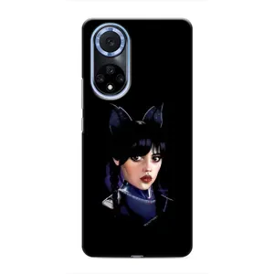 Чехлы Венсдей на Huawei Honor X7b Уэнсдей (AlphaPrint) (серьезная Уэнздей)