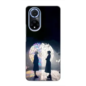 Чехлы Венсдей на Huawei Honor X7b Уэнсдей (AlphaPrint) (Уэнздей и Инид)