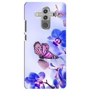 Чехлы с Цветами для Huawei Mate 10 Pro (VPrint) (Бабочка на цветочке)