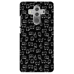 Чохол з принтом для Huawei Mate 10 Pro (AlphaPrint) Модні коти (Маленькі котики)