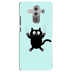 Чохол з принтом для Huawei Mate 10 Pro (AlphaPrint) Модні коти (Падаючий кіт)