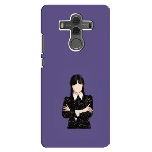 Чохли Венсдей на Huawei Mate 10 Уенсдей (AlphaPrint) (Венздей у чорному)