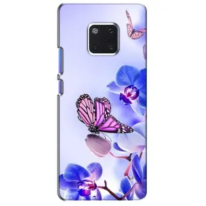 Чохли з квітами для Huawei Mate 20 Pro, LYa-l09, LYA-L29 (VPrint) (Метелик на квітах)