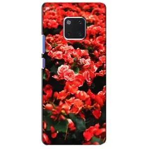 Чохли з квітами для Huawei Mate 20 Pro, LYa-l09, LYA-L29 (VPrint) (Квіти червоні)