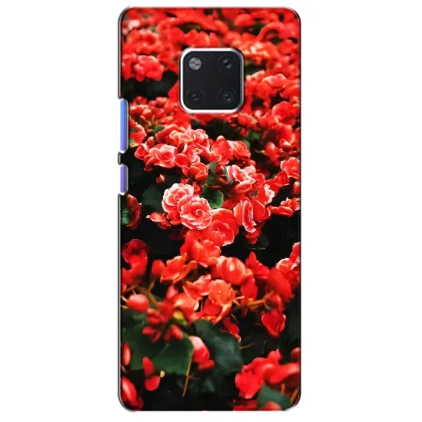 Чехол с принтом «Цветы красные» для Huawei Mate 20 Pro (LYA-L09, LYA-L29)