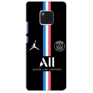 Чехлы PSG для Huawei Mate 20 Pro, LYa-l09, LYA-L29 (AlphaPrint) (футболка ПСЖ)