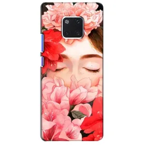 Чехлы (ART) Цветы на Huawei Mate 20 Pro, LYa-l09, LYA-L29 (VPrint) (Очі в квітах)