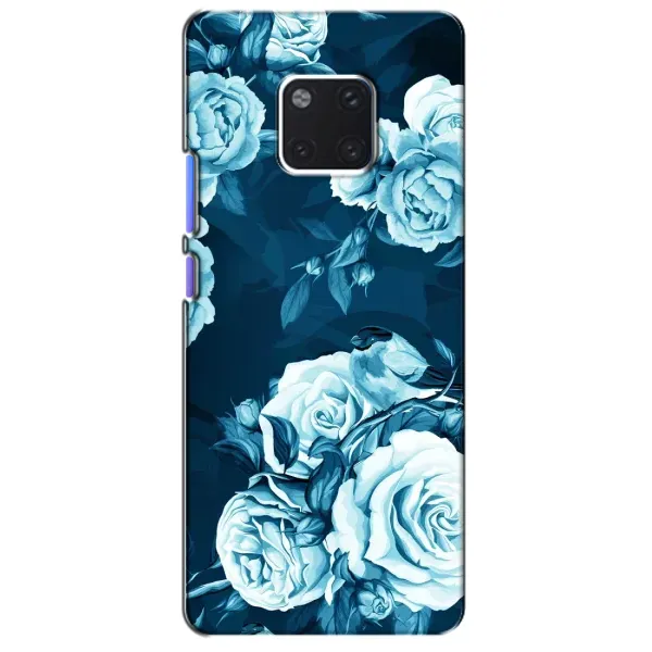 Чехол с принтом «Голубые Бутоны» для Huawei Mate 20 Pro (LYA-L09, LYA-L29) Чехол с принтом «Голубые Бутоны» для Huawei Mate 20 Pro (LYA-L09, LYA-L29)