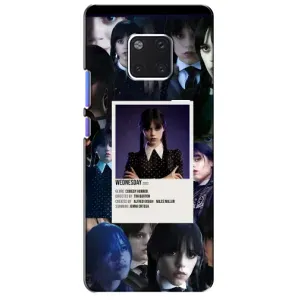 Чехлы Венсдей на Huawei Mate 20 Pro, LYa-l09, LYA-L29 Уэнсдей (AlphaPrint) (коллаж Уэнздей)