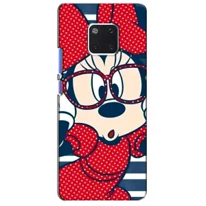 Міккі Маус чохол для Huawei Mate 20 Pro, LYa-l09, LYA-L29 (AlphaPrint - Мультяшні) (Маус в окулярах)