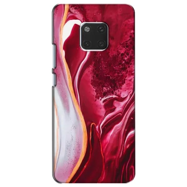 Чехол с принтом «Мрамор красный» для Huawei Mate 20 (HMA-L09, HMA-L29)