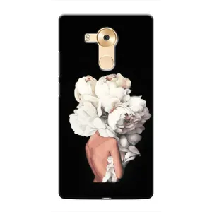 Чехлы (ART) Цветы на Huawei Mate 8, NXT (VPrint) (Білі квіти)