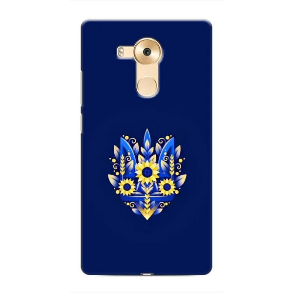 Чехол с принтом «Цветочный Герб» для Huawei Mate 8 (NXT)