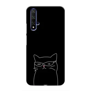 Чохол з принтом «Байдужий кіт» для Huawei Nova 5T