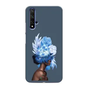 Чехлы (ART) Цветы на Huawei Nova 5T (VPrint) (Квіти на голові)