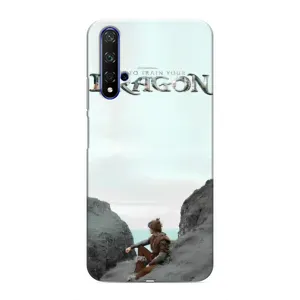 Чохол як приборкати дракона на Huawei Nova 5T (Дракон лого)