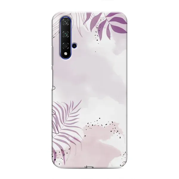 Чохол з принтом «Фіолетове листя» для Huawei Nova 5T