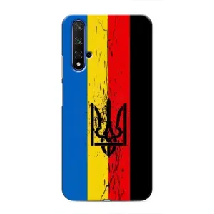 Украинские Чехлы для Huawei Nova 5T с картинкой УПА (AlphaPrint) (Прапор УПА)