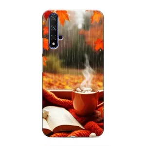 Чохол з принтом «Кава і дощ» для Huawei Nova 5T